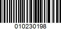 Barcode for 010230198