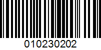 Barcode for 010230202