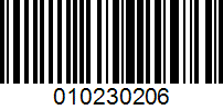 Barcode for 010230206