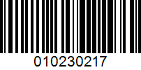 Barcode for 010230217