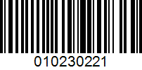 Barcode for 010230221