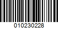 Barcode for 010230228