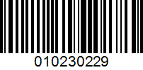 Barcode for 010230229