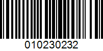 Barcode for 010230232