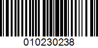 Barcode for 010230238