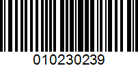 Barcode for 010230239