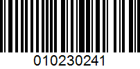 Barcode for 010230241