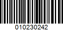 Barcode for 010230242