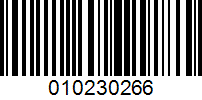 Barcode for 010230266