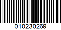 Barcode for 010230269