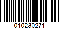 Barcode for 010230271