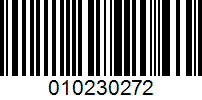 Barcode for 010230272