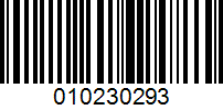 Barcode for 010230293