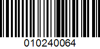 Barcode for 010240064