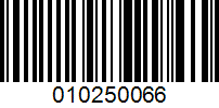 Barcode for 010250066