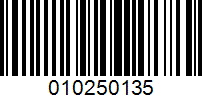 Barcode for 010250135