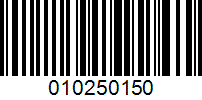 Barcode for 010250150