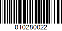 Barcode for 010280022