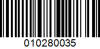 Barcode for 010280035