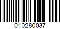 Barcode for 010280037