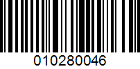Barcode for 010280046