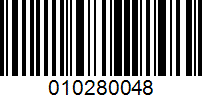 Barcode for 010280048