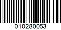 Barcode for 010280053