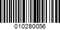 Barcode for 010280056
