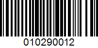 Barcode for 010290012