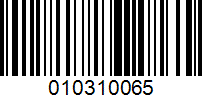 Barcode for 010310065