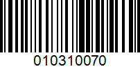 Barcode for 010310070