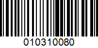 Barcode for 010310080