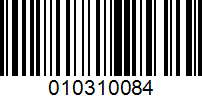 Barcode for 010310084