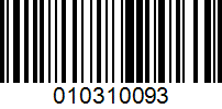 Barcode for 010310093