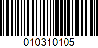 Barcode for 010310105