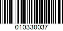 Barcode for 010330037