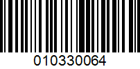 Barcode for 010330064