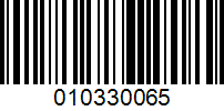 Barcode for 010330065