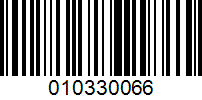 Barcode for 010330066