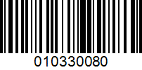 Barcode for 010330080