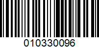 Barcode for 010330096