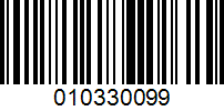 Barcode for 010330099