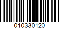 Barcode for 010330120