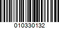 Barcode for 010330132