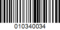 Barcode for 010340034