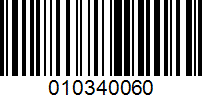 Barcode for 010340060