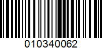 Barcode for 010340062