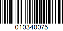 Barcode for 010340075