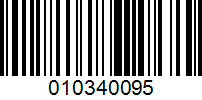 Barcode for 010340095