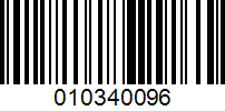 Barcode for 010340096